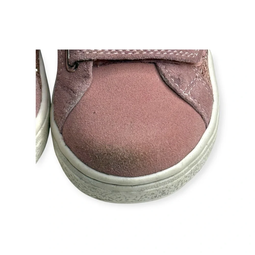 Naturino ★ Pinn VL Glitter Star Italian Suede Sneaker ★ Pink ★ Toddler 8M 25 ★ - Picture 11 of 16
